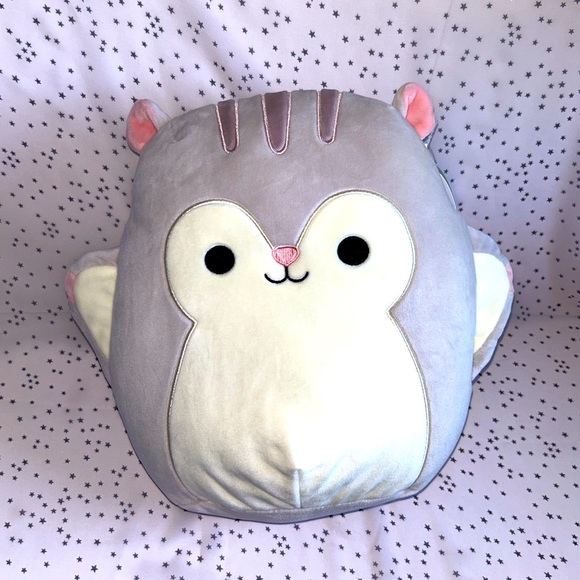 STEPH 🐿️ Flying Squirrel Sugar Glider Fluffy Tail Original Squishmallow ☆ NWT ☆ - Picture 1 of 9